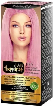 Белита-М Hair Happiness Стойкая 10.9 очень светлый розовый блондин