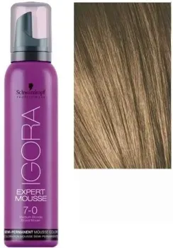 Schwarzkopf Professional Igora Expert Mousse Semi-Permanent Color 7-0 100 мл