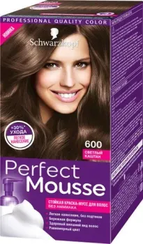 Schwarzkopf Perfect Mousse 600 (светлый каштан)
