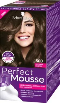 Schwarzkopf Perfect Mousse 500 (средний каштан)