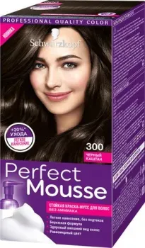 Schwarzkopf Perfect Mousse 300 (черный каштан)