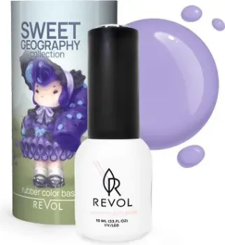 REVOL Rubber Base Sweet geography (№6 Ice cream taco фиолетовый)