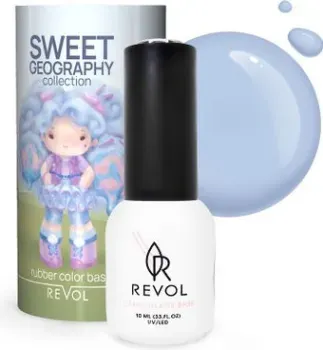 REVOL Rubber Base Sweet geography (№5 Cotton candy burrito голубой)
