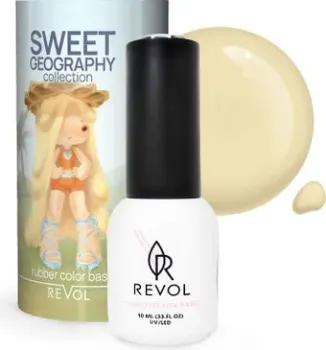 REVOL Rubber Base Sweet geography (№2 Dondurma слоновая кость)