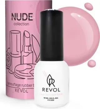 REVOL Camouflage Rubber Base Nude (№3 Perfect color розовый)