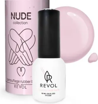 REVOL Camouflage Rubber Base Nude (№2 Dear светло-розовый)