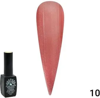Global Fashion Rubber Base Coat French с шиммером (тон 010) 8 мл