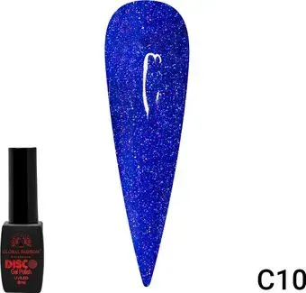 Global Fashion Disco Gel Polish (тон С10) 8 мл