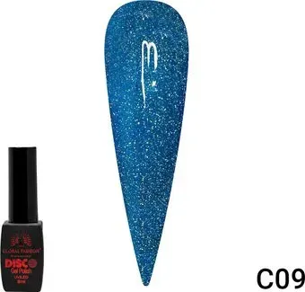 Global Fashion Disco Gel Polish (тон С09) 8 мл