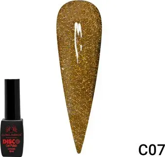 Global Fashion Disco Gel Polish (тон С07) 8 мл