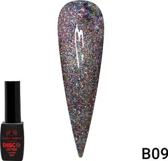 Global Fashion Disco Gel Polish (тон В09) 8 мл