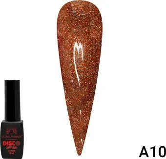 Global Fashion Disco Gel Polish (тон A10) 8 мл