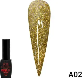 Global Fashion Disco Gel Polish (тон A02) 8 мл
