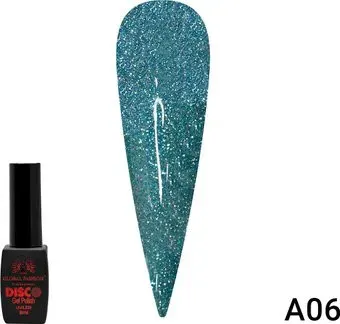 Global Fashion Disco Gel Polish (тон A06) 8 мл