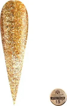 Global Fashion Spectrum металлическая с хлопьями (тон 15) 5 г