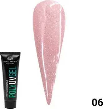 Global Fashion Polygel with shimmer (тон 06) 30 г
