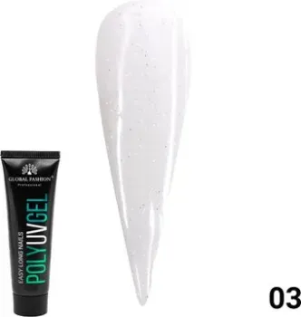 Global Fashion Polygel with shimmer (тон 03) 30 г