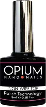 Opium Nano nails Non-Wipe Top без липкого слоя 8 мл