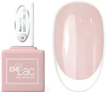 Emi E.MiLac Base Gel светло-кремовый №12 9 мл