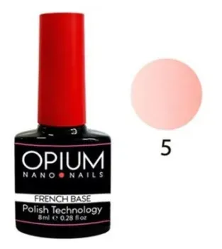 Opium French nano nails base color 5 8 мл