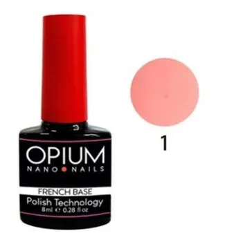 Opium French nano nails base color 1 8 мл