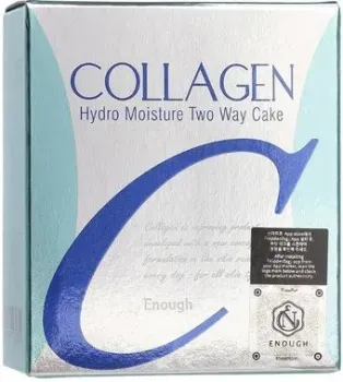Enough Collagen Hydro Moisture Two Way Cake SPF25 PA++ тон 21 (2x13 г)