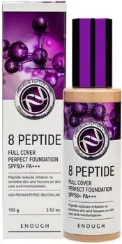 Enough 8 Peptide Full Cover Perfect Foundation SPF50+ PA+++ 13