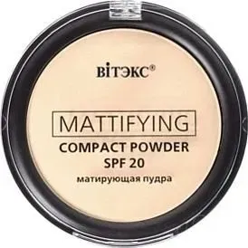 Витэкс Mattifying compact powder spf20 (тон 02 natural beige)