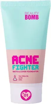 Beauty Bomb Acne Fighter Matte & Cover Foundation тон 01 (25мл)