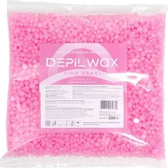 Depil Wax Пленочный розовый жемчуг (500 г)