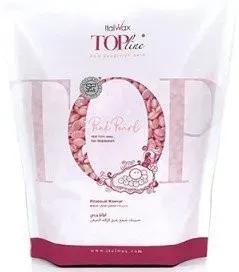 ItalWax для депиляции Top Line Розовый жемчуг горячий пленочный в гранулах (750 г)