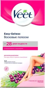 Veet Набор для депиляции Easy Gel-Wax для нормальной кожи (12 шт)