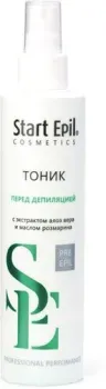 Start Epil перед депиляцией Для чувств. кожи с экстрактом алоэ вера и маслом розмарина (200 мл)