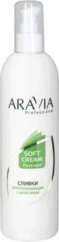 Aravia Professional после депиляции Сливки успокаивающие с алоэ вера (300 мл)