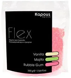 Kapous Полимерный в гранулах Flex с ароматом Бабл Гам 500 г