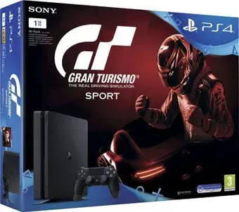 Sony PlayStation 4 Slim Gran Turismo Sport 1TB (черный)