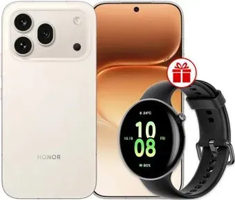 HONOR 600 Pro Dual SIM 12GB/512GB международная версия (бежевый) + умные часы HONOR Watch Fit по акции