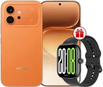 HONOR 600 Dual SIM 12GB/256GB международная версия (оранжевый) + умные часы HONOR Choice InFoWear Watch 2 Pro по акции