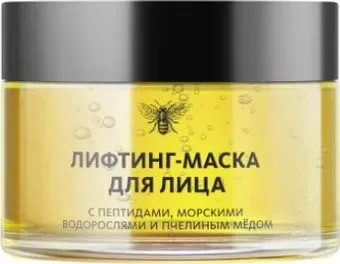 Meitan Лифтинг-маска для лица с пептидами /морскими водорослями и пчелиным медом (50 г)