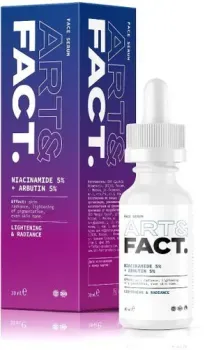 Art&Fact Сыворотка для лица Niacinamide 5% + Arbutin 5% для выравнивания тона кожи (30 мл)