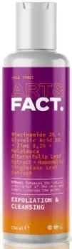 Art&Fact Тоник для лица Niacinamide 2%+Glycolic Acid 2% для глубокого очищения пор (150 мл)
