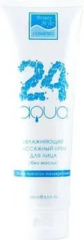 Beauty Style Крем для лица Аква 24 увлажняющий массажный (250 мл)