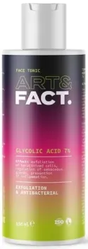 Art&Fact Тоник-эксфолиант для жирной кожи с гликолевой кислотой 7% Glycolic Acid 7% 150 мл