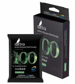 Sativa Пилинг для лица №100 активный энзимный
