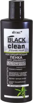 Витэкс Адсорбирующая пенка для умывания с активированным бамбуковым углем 200 мл