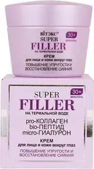 Витэкс Supper Filler на термальной воде Крем для лица и кожи вокруг глаз Повышение упругости и восстановление сияния 30+, день/ночь 45