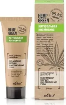 Belita Крем для лица Hemp Green Минимайзер морщин и интенсивный уход день-ночь (50 мл)