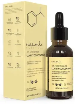 Neemli Naturals Сыворотка для лица 10% Niacinamide Clarity Concentrate Очищающий концентрат (30 мл)