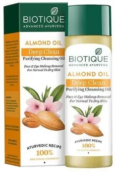 Biotique Гидрофильное масло Bio Almond Oil Makeup Cleanser Успокаивающее (120 мл)