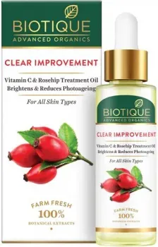 Biotique Масло для лица Advanced Organics Clear Improvement Vitamin C & Rosehip Oil (30 мл)
